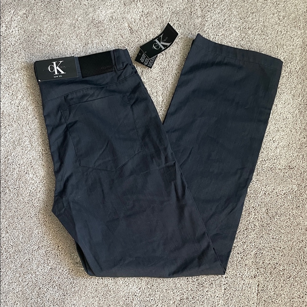 32x32 Calvin Klein Men's Dark Gray Pants